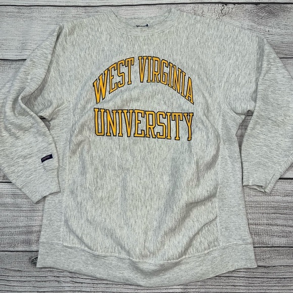 Vintage Jansport West Virginia University Reverse Weave Sweatshirt - Picture 1 of 11